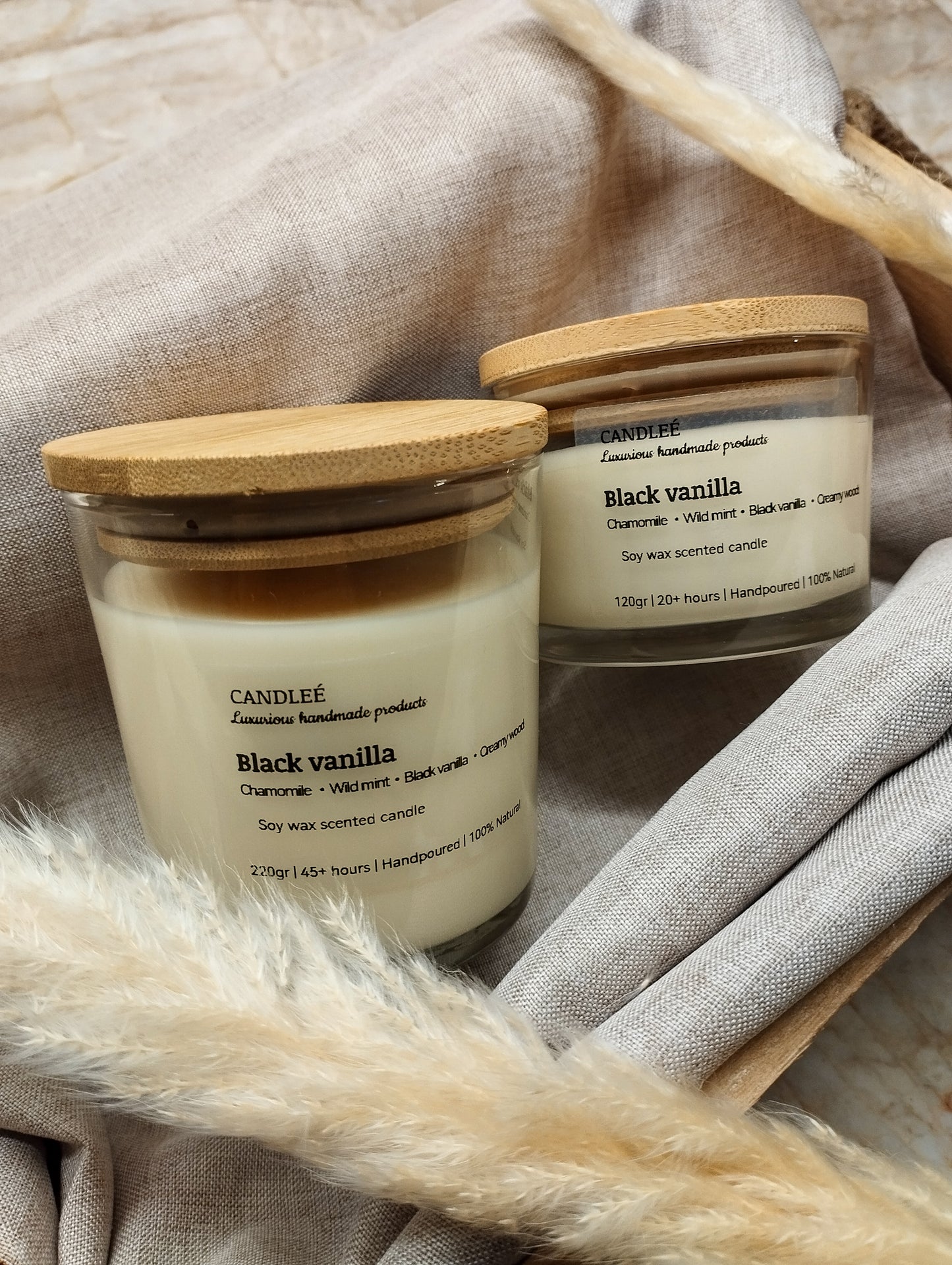 Κερί σόγιας Black vanilla