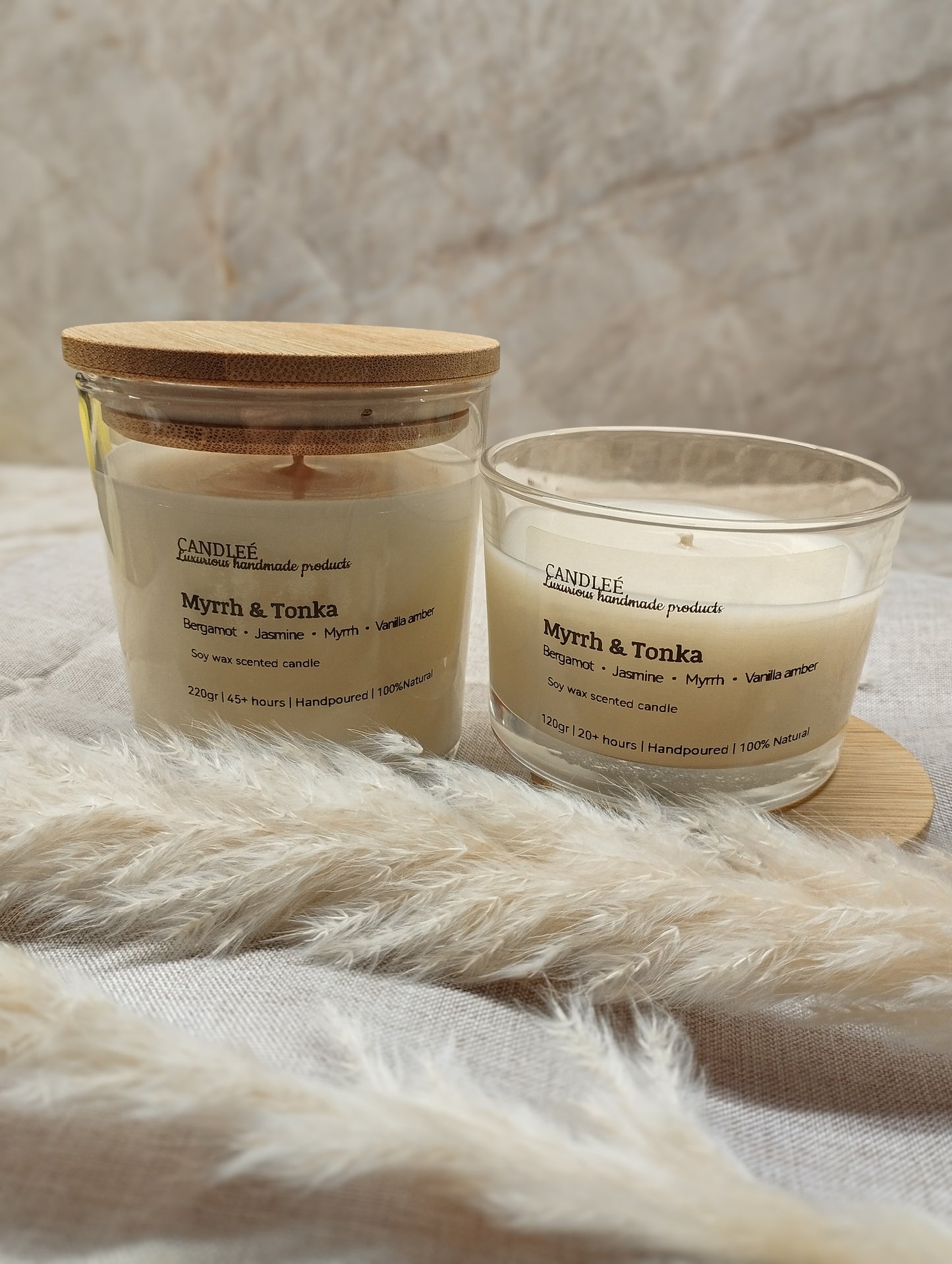Κερί σόγιας Myrrh & Tonka