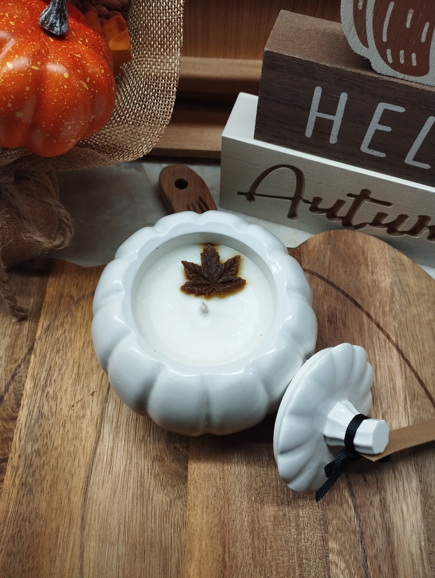 Sensual sandalwood κερί σε κολοκύθα