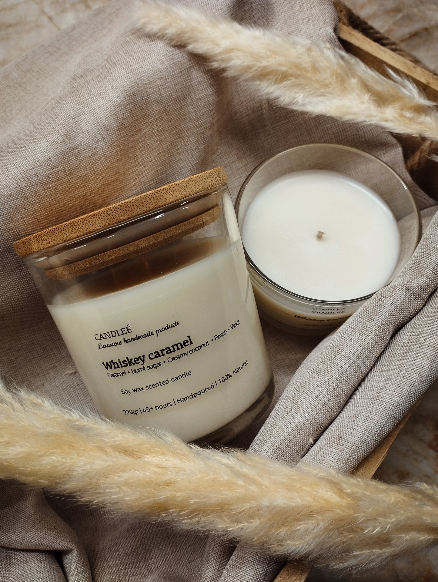 Κερί σόγιας Whiskey caramel