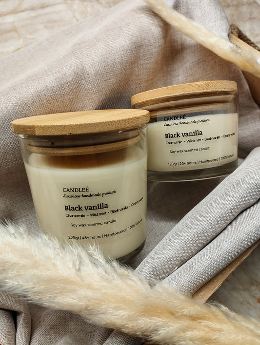 Κερί σόγιας Black vanilla