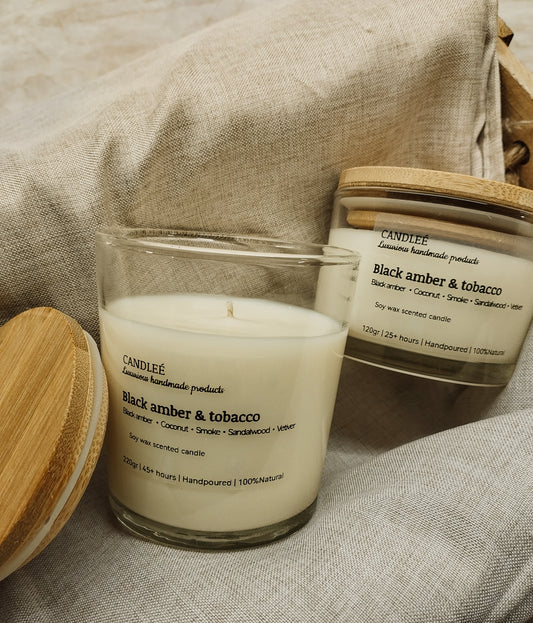 Κερί σόγιας Black amber tobacco